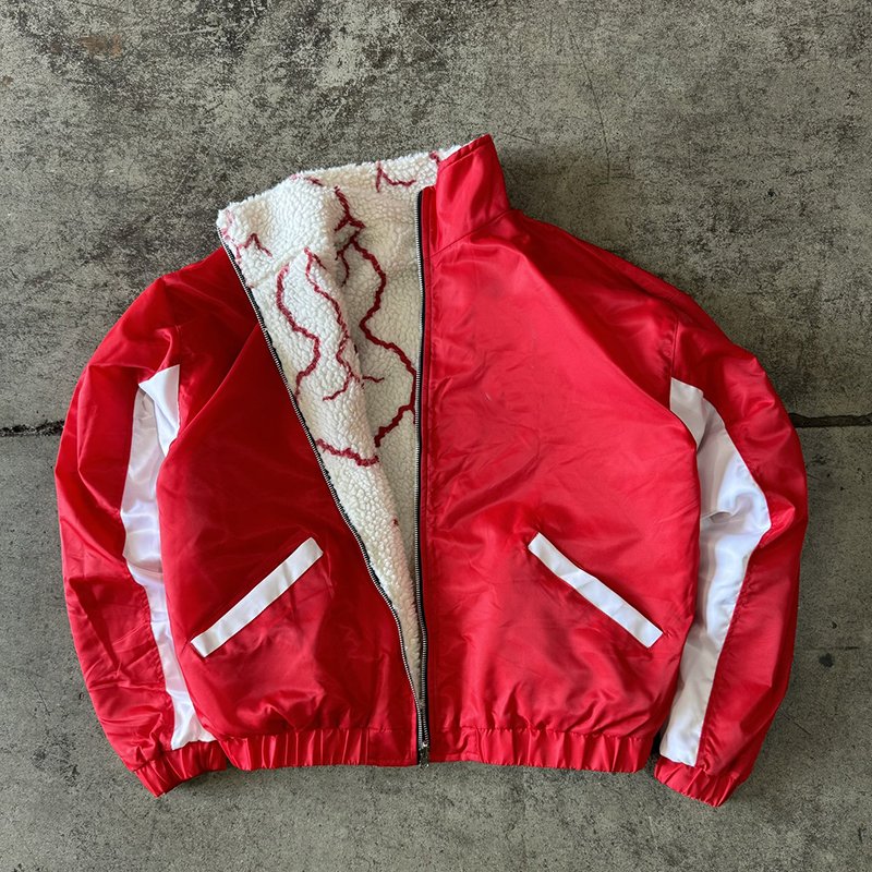 YYSY Customized Winter Casual Clothing Manufacturer Embroidery Fleece Zip Up Jacket Sherpa Fleece Jacket Mens