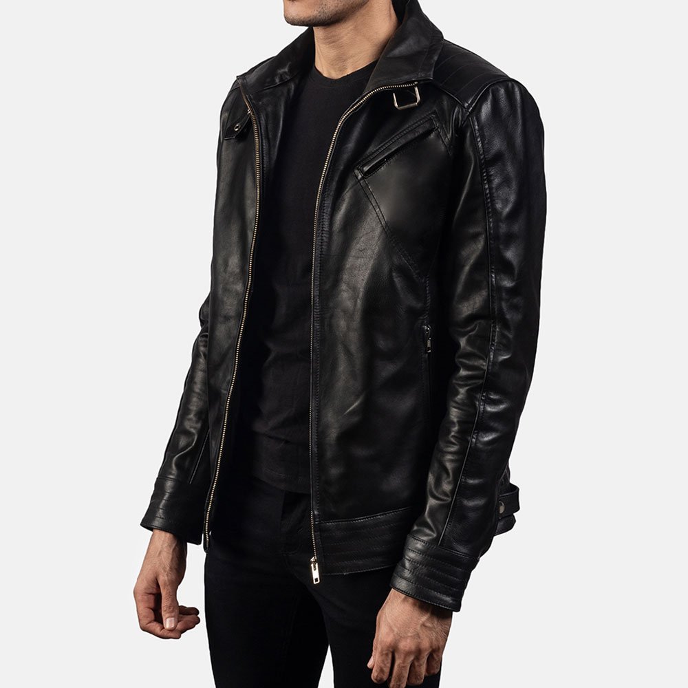 Top Trending products 2023 Men clothing fashion leather Biker Jacket High Quality With customized logo And Designs winter jacket