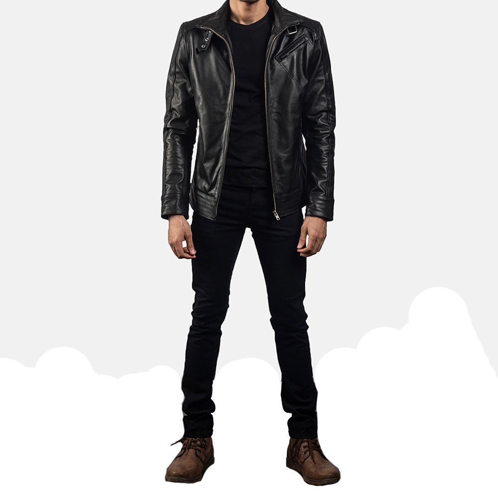 Top Trending products 2023 Men clothing fashion leather Biker Jacket High Quality With customized logo And Designs winter jacket