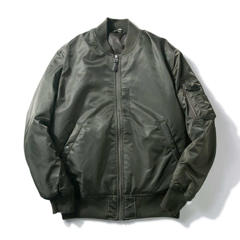 Wholesale Custom Oem Sublimated Men Reversible Bomber Jacket Autumn Winter Men'S Sports Bomber Jacket