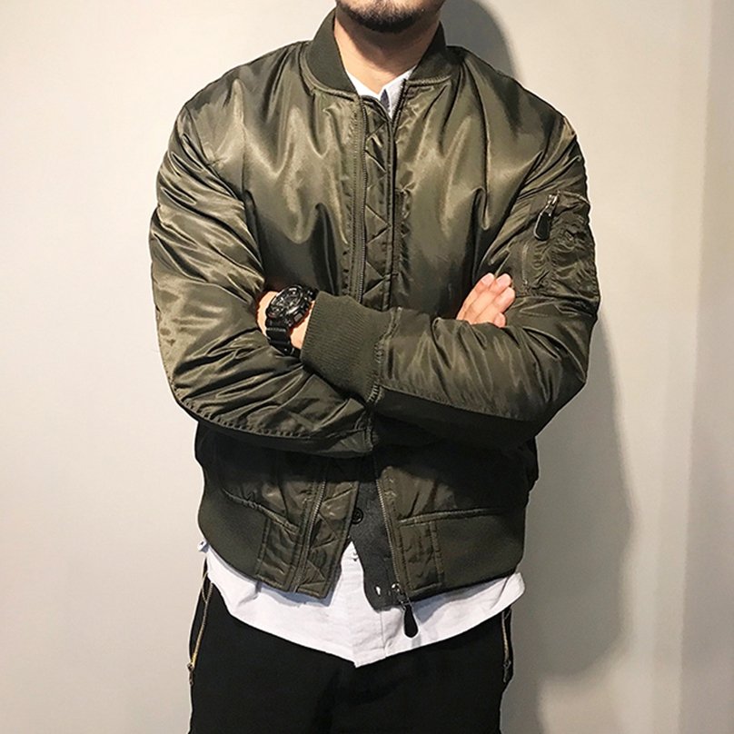 Wholesale Custom Oem Sublimated Men Reversible Bomber Jacket Autumn Winter Men'S Sports Bomber Jacket