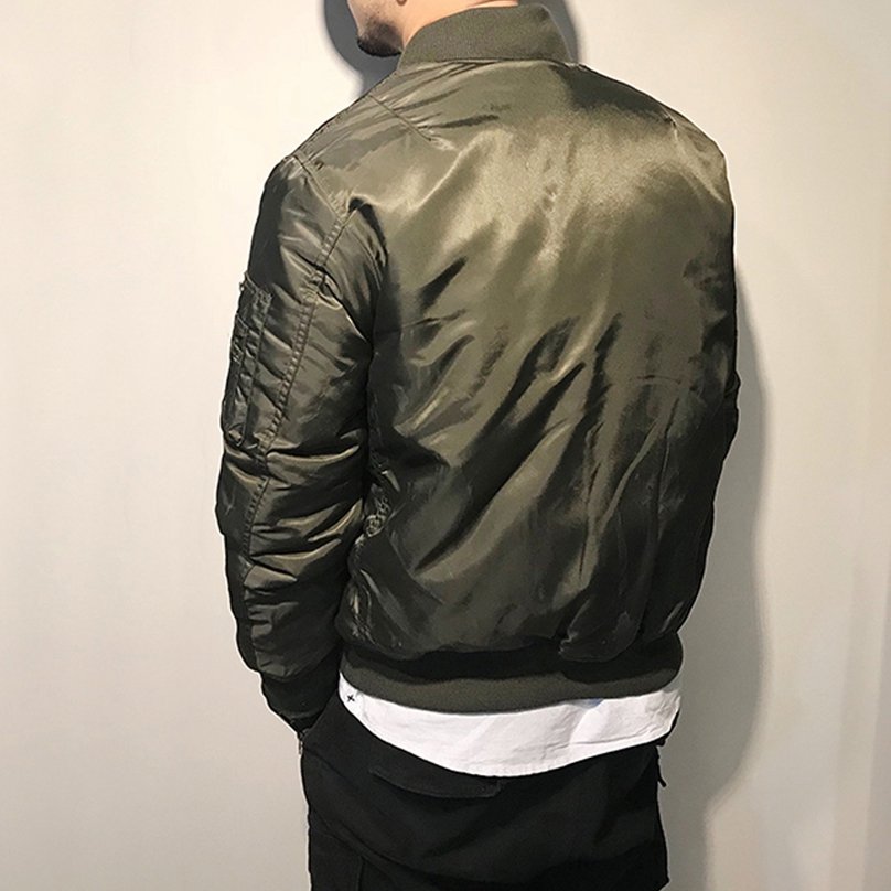 Wholesale Custom Oem Sublimated Men Reversible Bomber Jacket Autumn Winter Men'S Sports Bomber Jacket
