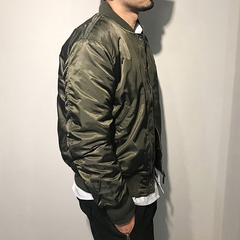 Wholesale Custom Oem Sublimated Men Reversible Bomber Jacket Autumn Winter Men'S Sports Bomber Jacket