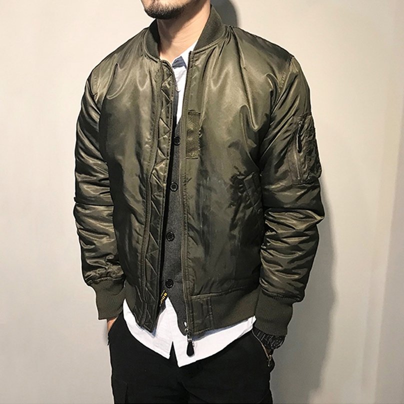 Wholesale Custom Oem Sublimated Men Reversible Bomber Jacket Autumn Winter Men'S Sports Bomber Jacket