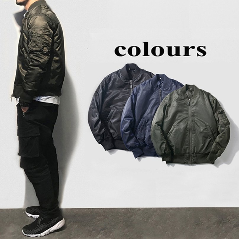 Wholesale Custom Oem Sublimated Men Reversible Bomber Jacket Autumn Winter Men'S Sports Bomber Jacket