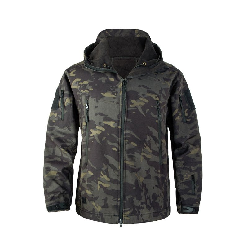 OEM Custom Design Soft shell Tactical Waterproof Camouflage Coat Fashion Casual Windbreaker Jacket Coat