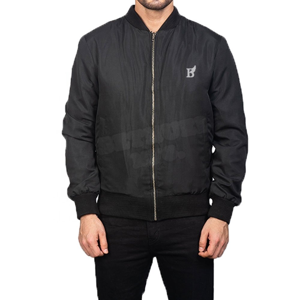 OEM Customized Logo High Quality Embroidery Custom Made Wholesale 2024 Bomber Jacket For Men