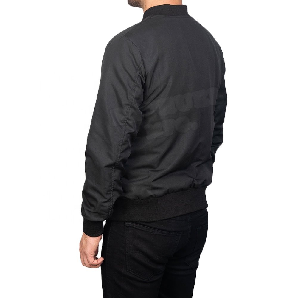 OEM Customized Logo High Quality Embroidery Custom Made Wholesale 2024 Bomber Jacket For Men