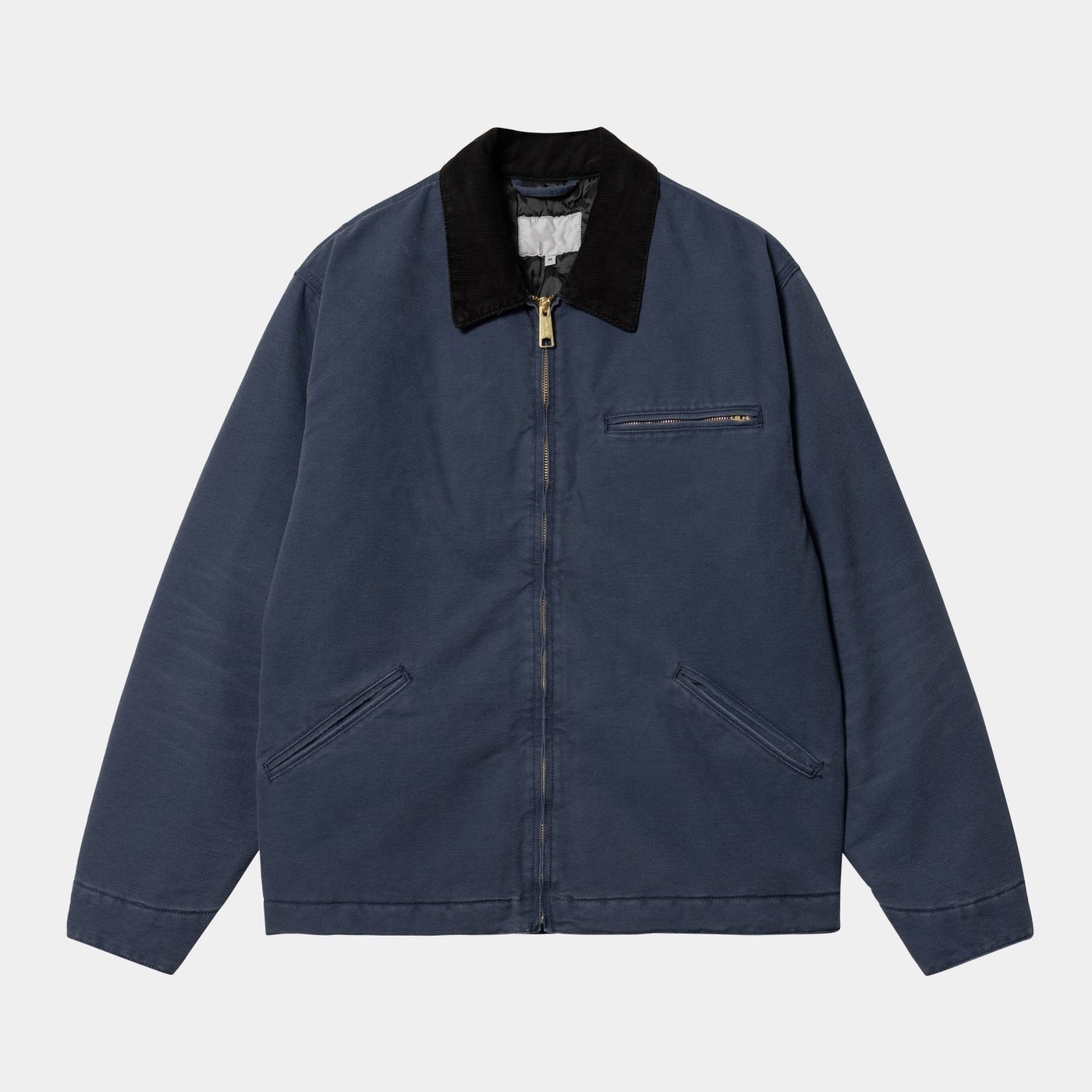Wholesale custom men's casual heavy cotton thick zip up utility pockets waxed canvas work jacket for men