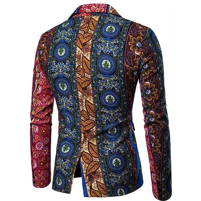 Custom Male Blazer Men 3D Digital Printing Costume Jacket Men Sublimation Blazer Suit High Quality