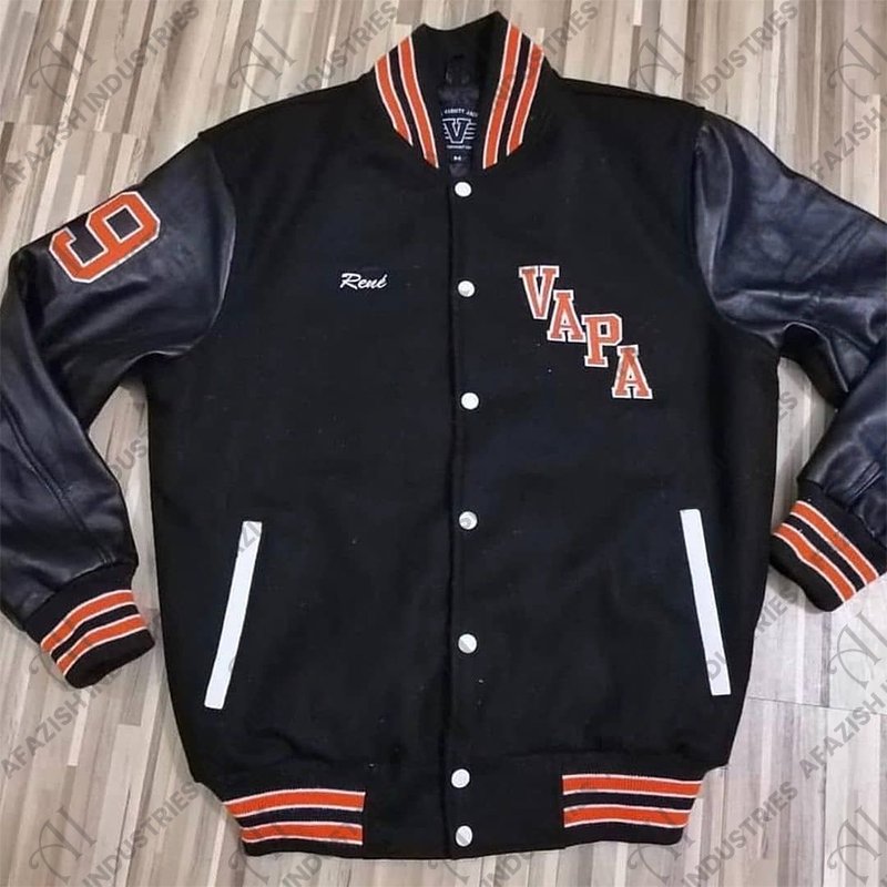 Wholesale Winter Outdoor College Sports Men's Jackets & Coat Cotton Letterman Bomber baseball Varsity Jacket Man