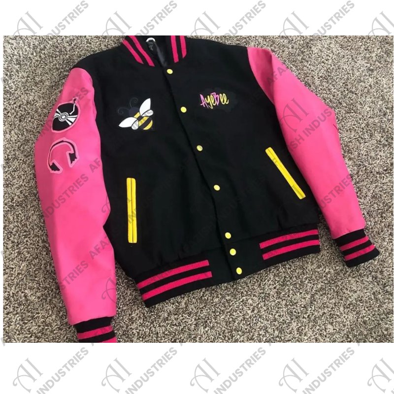 Wholesale Winter Outdoor College Sports Men's Jackets & Coat Cotton Letterman Bomber baseball Varsity Jacket Man