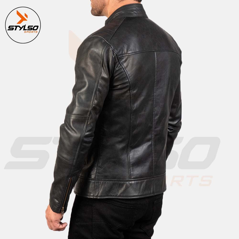 Genuine leather Jacket for men's Top Quality Material men leather jackets
