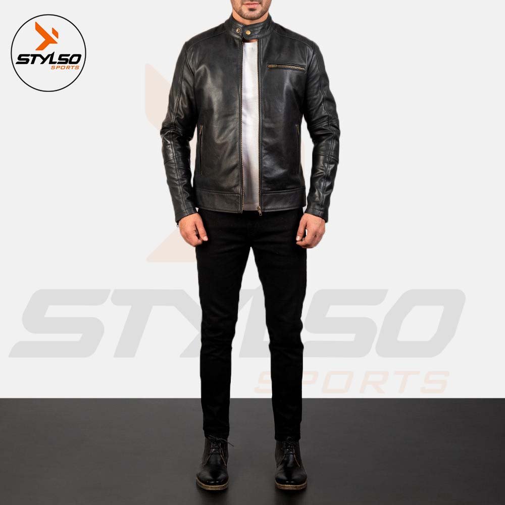 Genuine leather Jacket for men's Top Quality Material men leather jackets