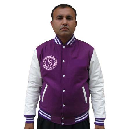 Custom Logo Wool Chenille Embroidery Baseball Letterman Jackets Men Vintage Blank Leather Sleeve Varsity Jacket