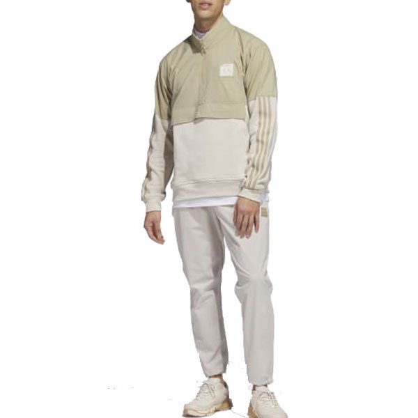 2023 New Mock Neck Golf Shirt Light Weight Windbreaker Jacket Half Zip 100% Polyester Recycled Men's Jacket