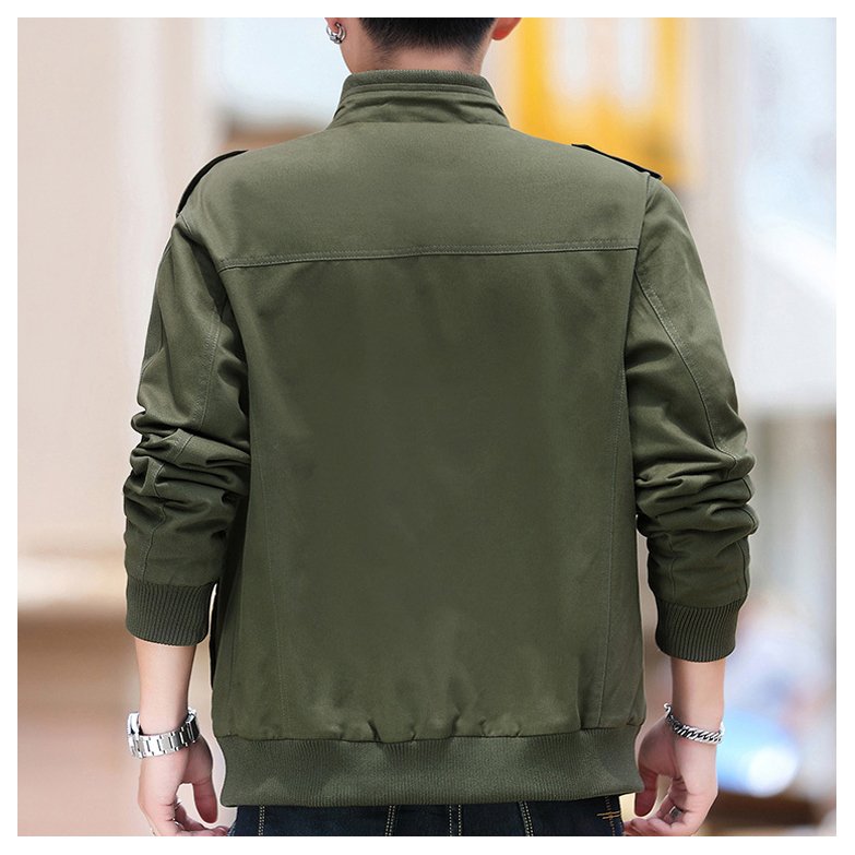 Wholesale custom men's clothes embroidery winter cotton jacket plus size men's jackets