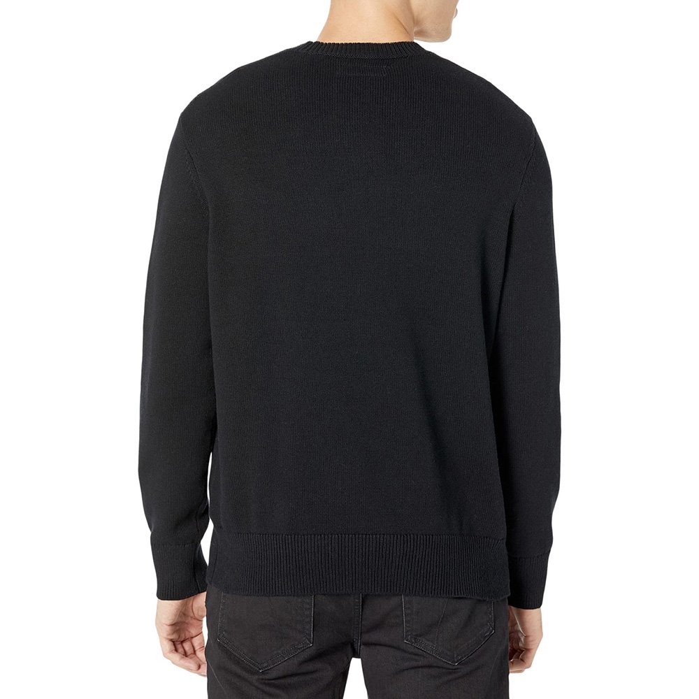 Knitwear manufacturer Custom Knit sweater Cotton pullover Oversized Embroidery Jumper Crew Neck Plus Size knit Men's Sweaters