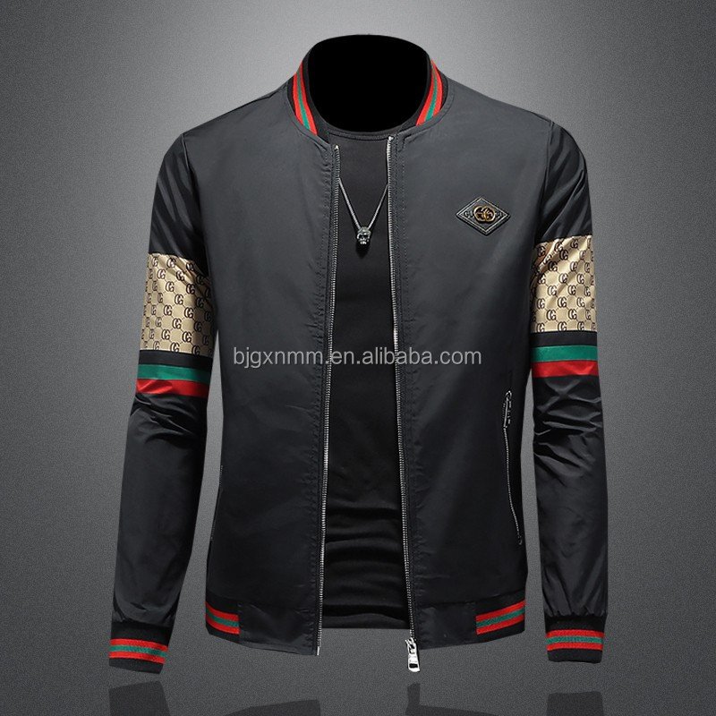Wholesale hot selling Customize Logo Zipper Sport jacker hot selling items light luxury thick styles new loose men's jackets