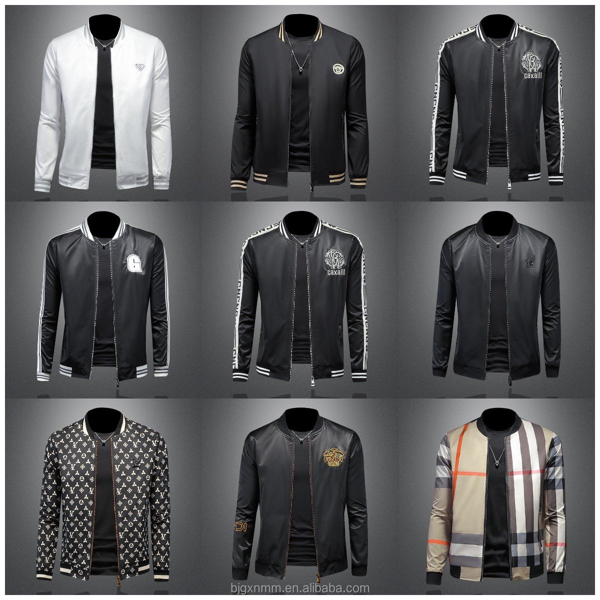 Wholesale hot selling Customize Logo Zipper Sport jacker hot selling items light luxury thick styles new loose men's jackets
