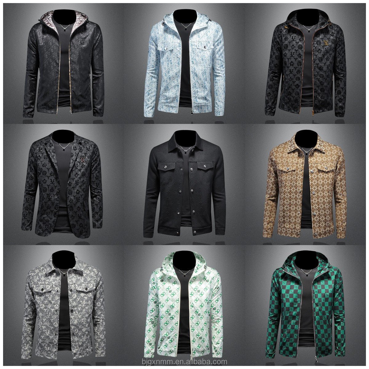 Wholesale hot selling Customize Logo Zipper Sport jacker hot selling items light luxury thick styles new loose men's jackets