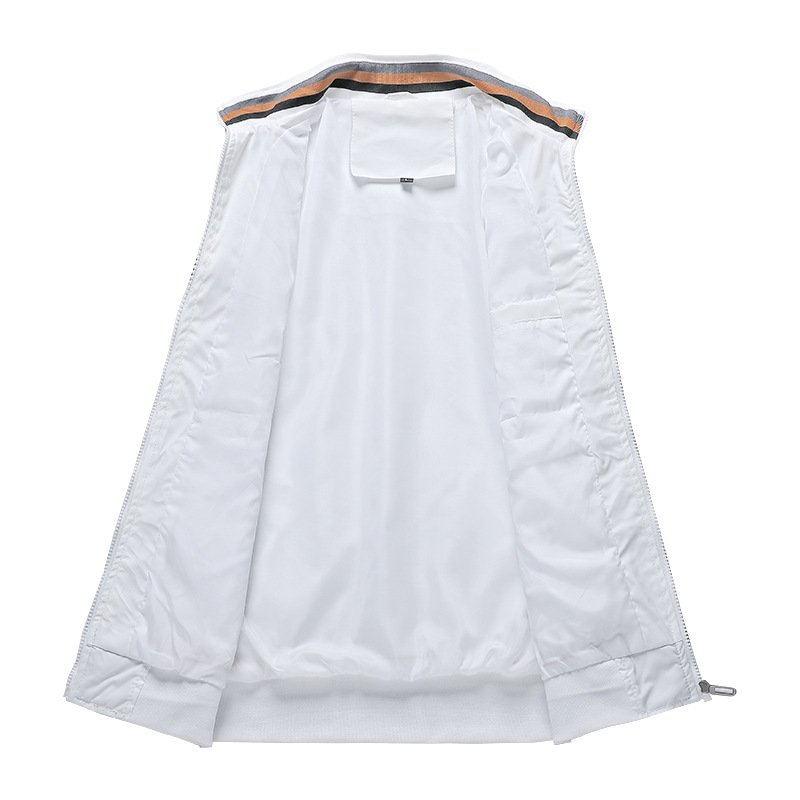 Men Fashion Jacket New Casual Windbreaker Bomber Jacket Coats Men 2022 Spring Autumn Outdoor Waterproof Slim