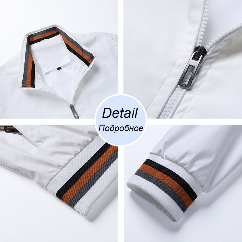 Men Fashion Jacket New Casual Windbreaker Bomber Jacket Coats Men 2022 Spring Autumn Outdoor Waterproof Slim