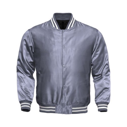 Satin Bomber Versity Jacket Custom embroidery Silk Satin Varsity Quilted Jacket Baseball Jacket Pakistan