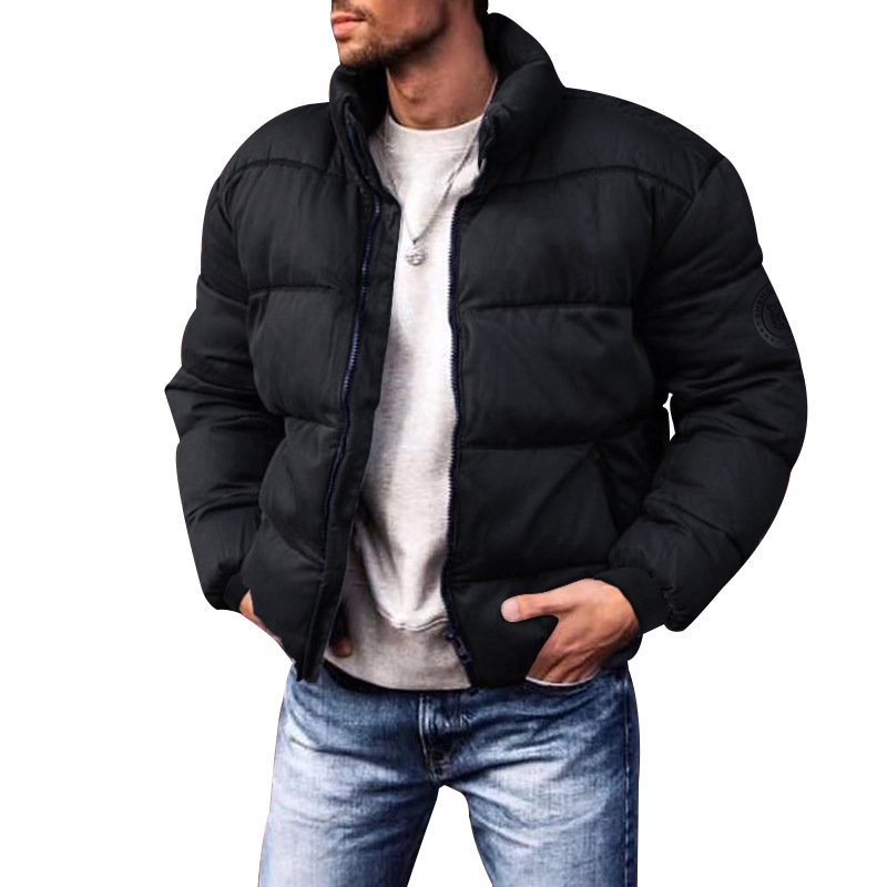 Custom Winter Coat Streetwear Print Down Jacket Warm Thick Bubble Men's Jackets men's jackets