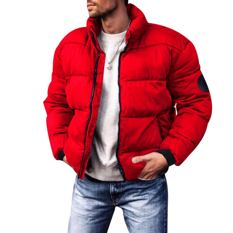 Custom Winter Coat Streetwear Print Down Jacket Warm Thick Bubble Men's Jackets men's jackets
