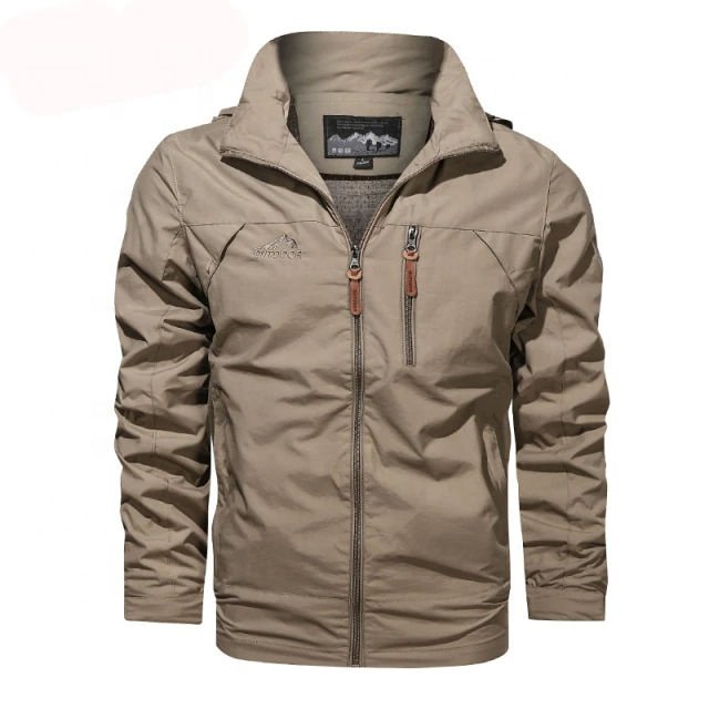 Manufacturer Custom Men's Jackets Waterproof Male Outdoor Best Quality Coats and Warm Jacket Blank Casual Cotton Outdoor Jacket