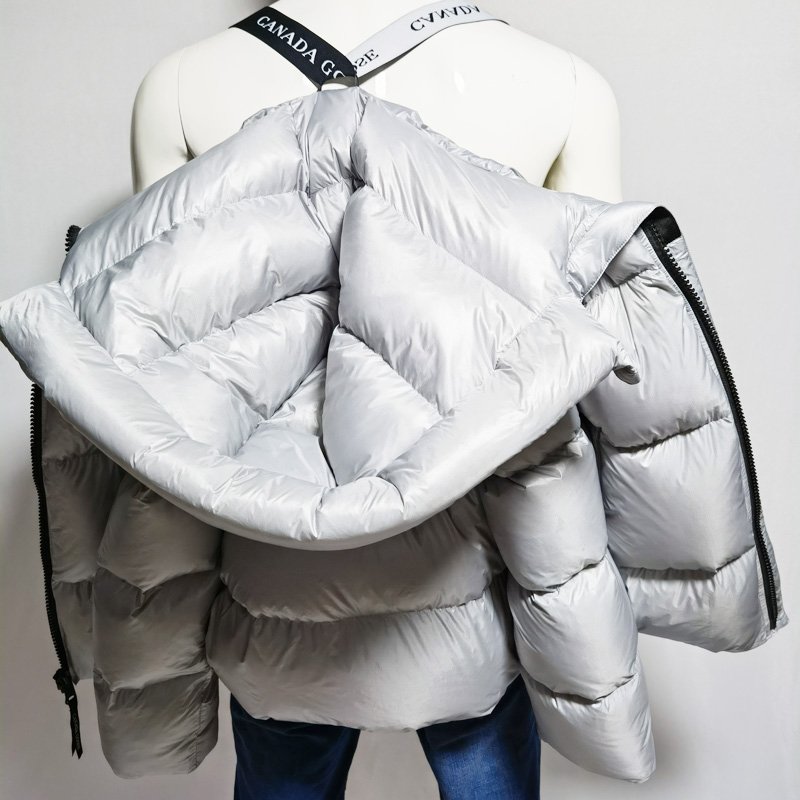 Palm Moose Men's Winter Down Coat Reflective Hood Puffer Down Jacket