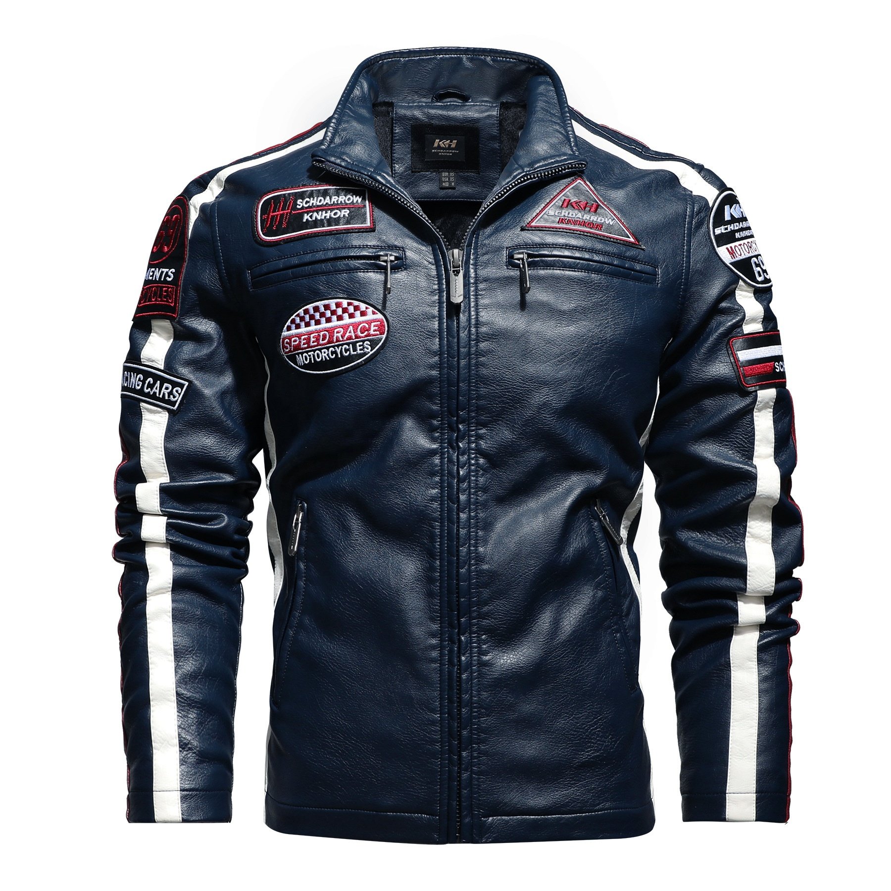 High Quality biker Customized fashion stylish motorbike Men's Leather Jacket leather jacket men