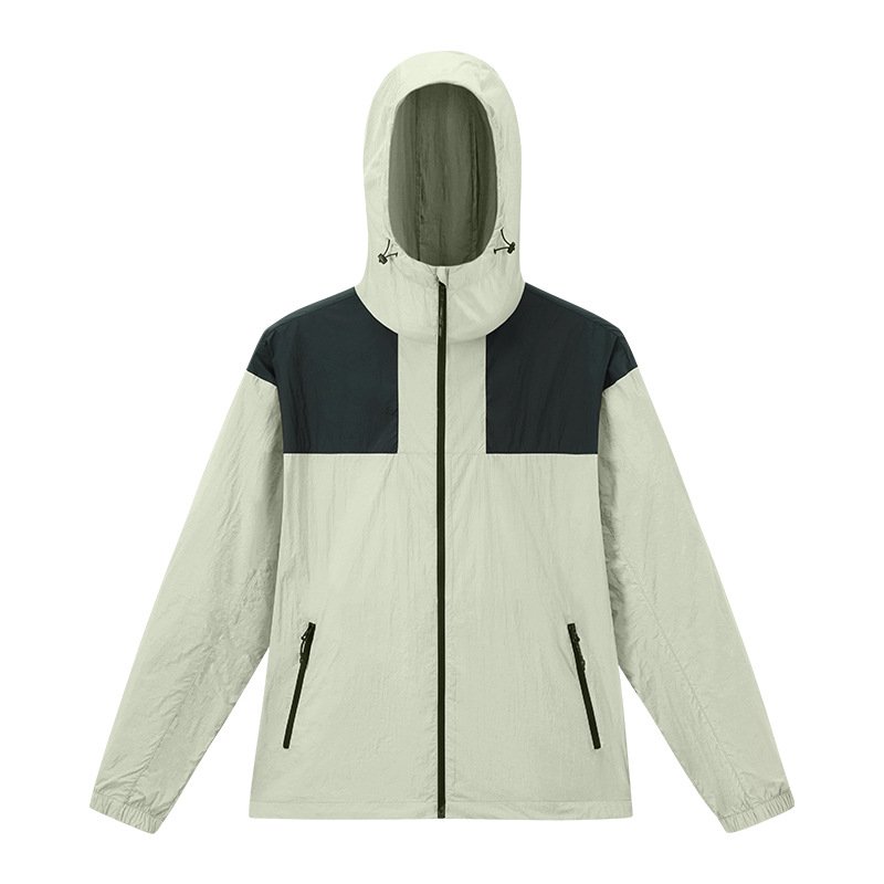 Custom 100% Polyester Outdoor Hiking Running Wear Zip Up Pocket 2 In 1 Men Windbreaker Jacket men's jackets