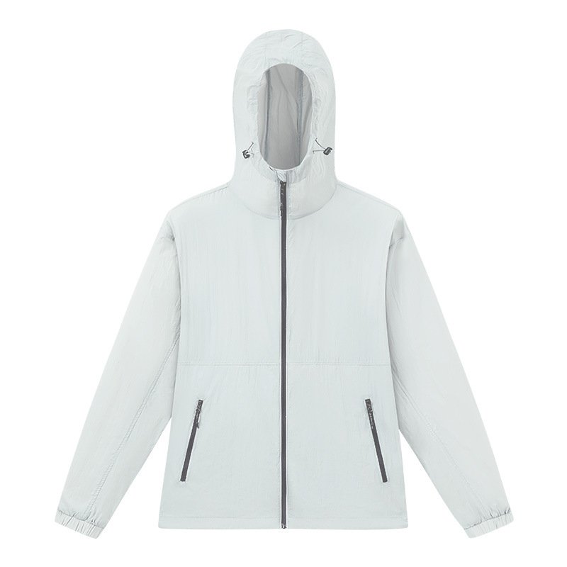 Custom 100% Polyester Outdoor Hiking Running Wear Zip Up Pocket 2 In 1 Men Windbreaker Jacket men's jackets