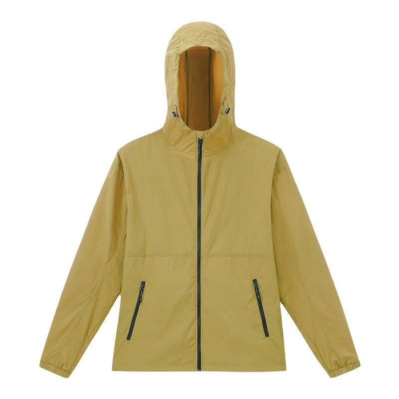 Custom 100% Polyester Outdoor Hiking Running Wear Zip Up Pocket 2 In 1 Men Windbreaker Jacket men's jackets