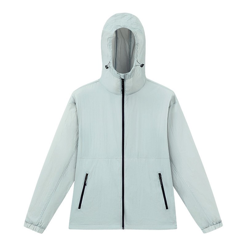 Custom 100% Polyester Outdoor Hiking Running Wear Zip Up Pocket 2 In 1 Men Windbreaker Jacket men's jackets