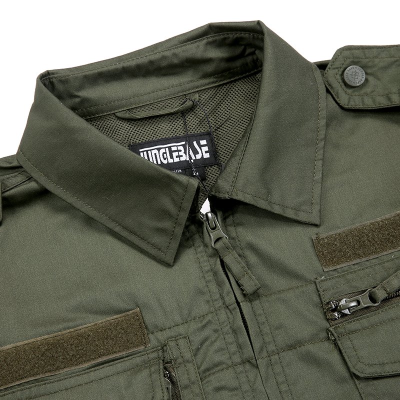 XINXING Custom New Design Olive Green Fabric Polyester Cotton Mens Winter Combat Tactical Jacket