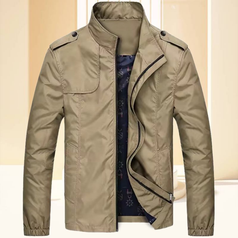 Custom Logo Zip Up Jackets Men Biker Jacket