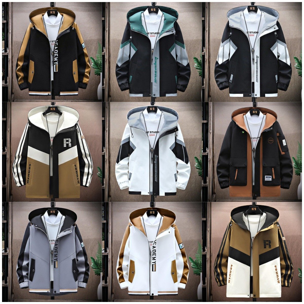 Customized winter trench coat wholesale men's plus size men's jacket plain nylon satin bomber men's jacket wholesale