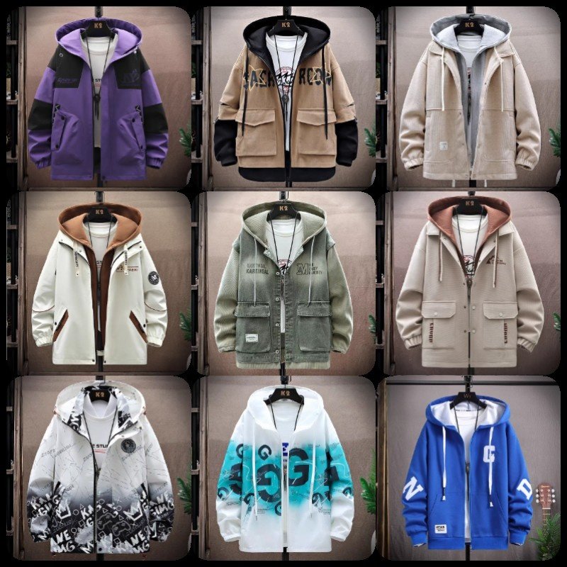 Customized winter trench coat wholesale men's plus size men's jacket plain nylon satin bomber men's jacket wholesale