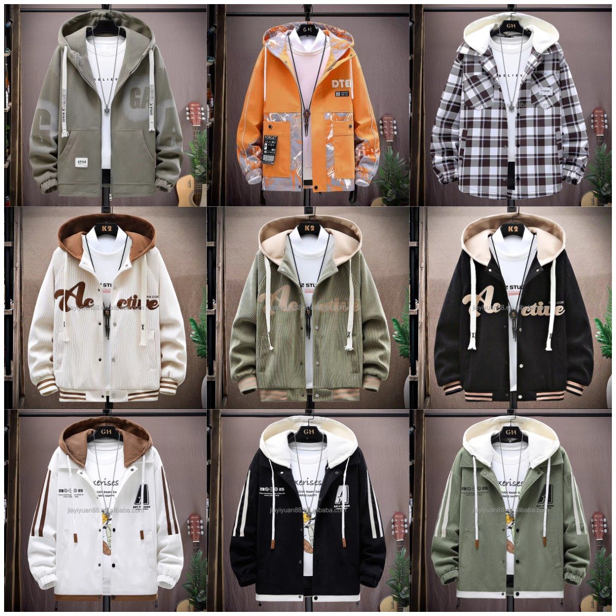 Customized winter trench coat wholesale men's plus size men's jacket plain nylon satin bomber men's jacket wholesale