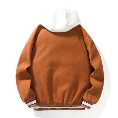 Plus Size Wholesale Manufacturers Winter Men's Varsity Jacket Streetwear Custom Loose Casual Baseball Bomber Jacket