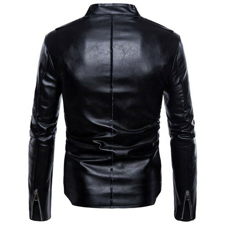 Best Quality Men's Leather Jacket For Biker Distressed Genuine Lambskin Top Quality Material - Wholesale Price