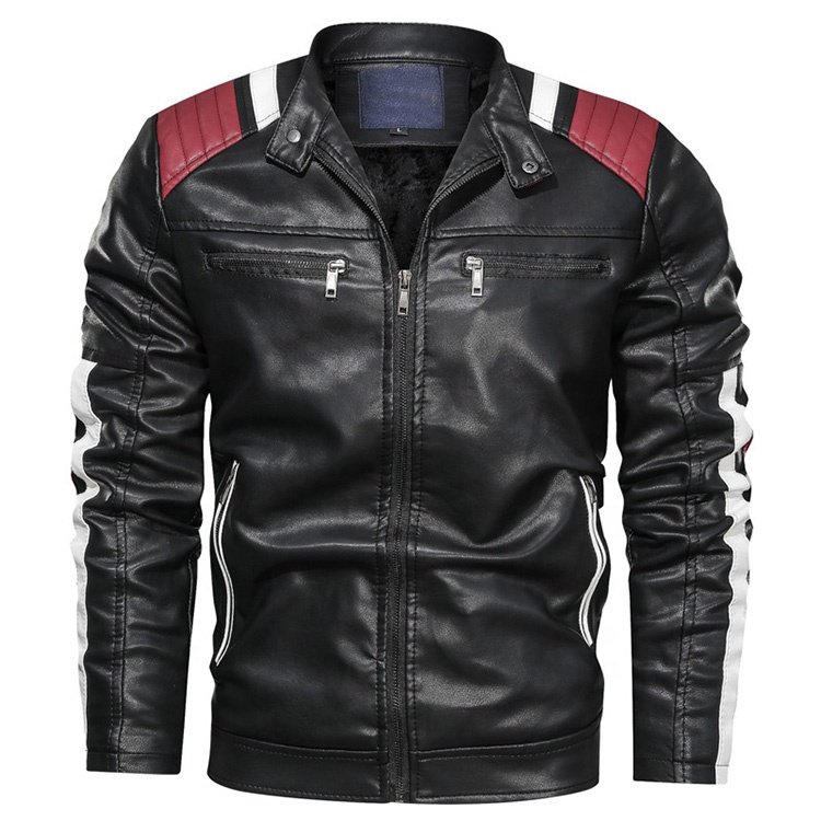 Best Quality Men's Leather Jacket For Biker Distressed Genuine Lambskin Top Quality Material - Wholesale Price