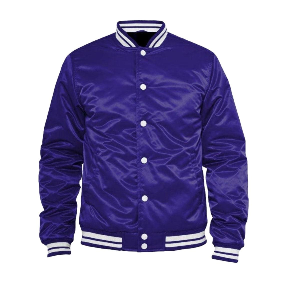 Factory Made Satin Polyester Men's Customized Make Your Own Design High Quality Jackets Plus Size Satin Jackets