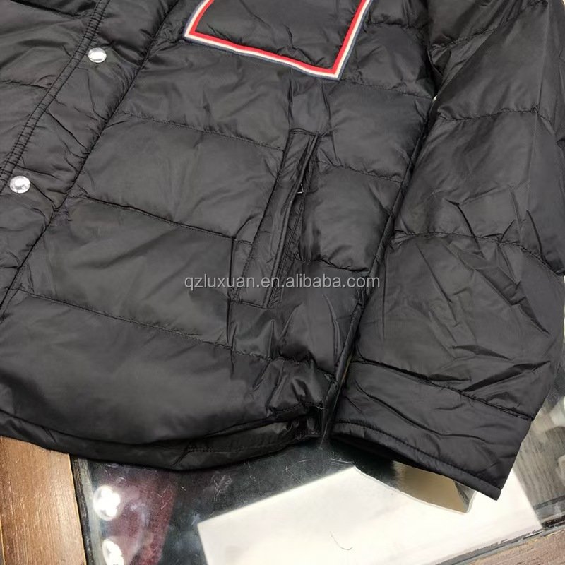 MONCL Casual hooded down jacket for men outdoor warmth vintage 100% down high quality men's zipper bubble jacket