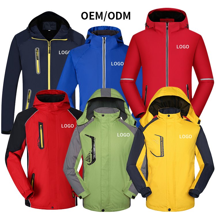 Wholesale Windproof jacket Custom Logo Winter Outdoor men's sport jackets work winter jackets