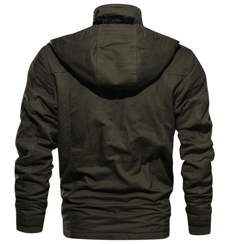 Wholesale mens jacket for autumn winter with pockets Windbreaker Jacket Casual Sports Coats