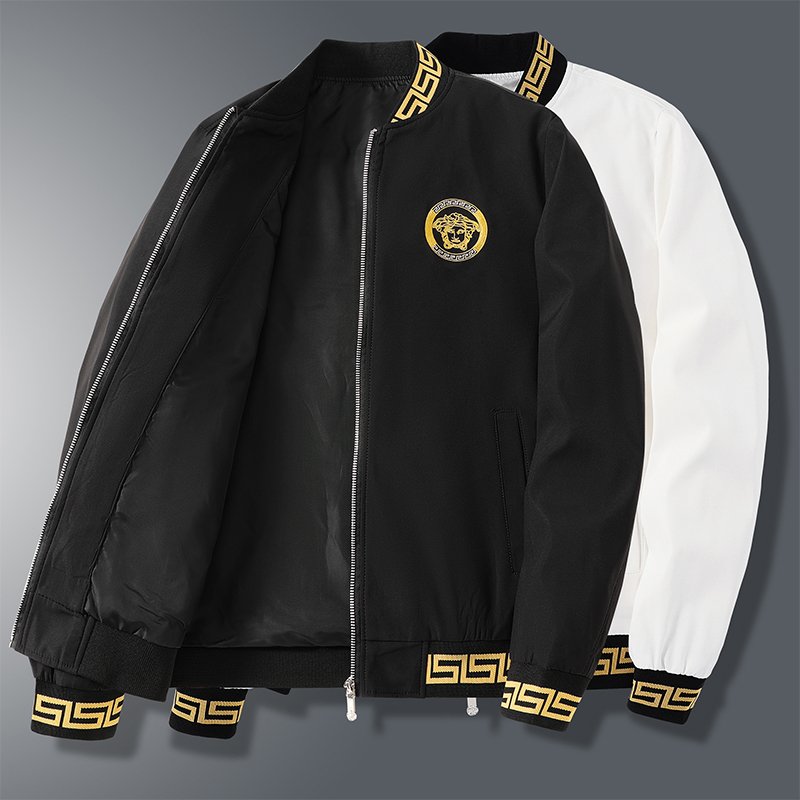 Spring and Autumn New Men's Jacket Italian Version Slim Fit Men's Top Cotton Fashion Casual Men's Baseball Jersey